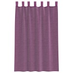 vidaXL Perdele Voile cu Bucle 2 buc Violet 140x175 cm vidaXL Perdele Voile cu Bucle 2 buc Violet 140x175 cm