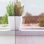 vidaXL Perdele Voile cu Bucle 2 buc Violet 140x245 cm