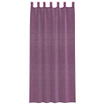 vidaXL Perdele Voile cu Bucle 2 buc Violet 140x245 cm