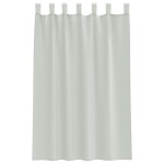 vidaXL Perdele Voile cu Bucle 2 buc Gri deschis 140x175 cm vidaXL Perdele Voile cu Bucle 2 buc Gri deschis 140x175 cm