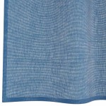 vidaXL Perdele Voile cu Bucle 2 buc Albastru Regal 140x245 cm