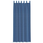 vidaXL Perdele Voile cu Bucle 2 buc Albastru Regal 140x260 cm