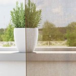 vidaXL Perdele Voile cu Bucle 2 buc Maro Deschis 140x260 cm vidaXL Perdele Voile cu Bucle 2 buc Maro Deschis 140x260 cm