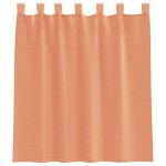 vidaXL Perdele Voile cu Bucle 2 buc Terracota 140x140 cm vidaXL Perdele Voile cu Bucle 2 buc Terracota 140x140 cm