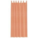 vidaXL Perdele Voile cu Bucle 2 buc Terracota 140x225 cm vidaXL Perdele Voile cu Bucle 2 buc Terracota 140x225 cm