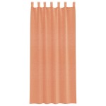 vidaXL Perdele Voile cu Bucle 2 buc Terracota 140x245 cm vidaXL Perdele Voile cu Bucle 2 buc Terracota 140x245 cm