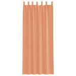 vidaXL Perdele Voile cu Bucle 2 buc Terracota 140x260 cm vidaXL Perdele Voile cu Bucle 2 buc Terracota 140x260 cm