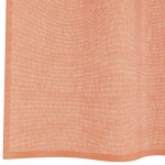 vidaXL Perdele Voile cu Bucle 2 buc Terracota 140x260 cm vidaXL Perdele Voile cu Bucle 2 buc Terracota 140x260 cm