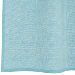 vidaXL Perdele Voile cu Bucle 2 buc Turcoaz 140x140 cm vidaXL Perdele Voile cu Bucle 2 buc Turcoaz 140x140 cm