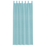 vidaXL Perdele Voile cu Bucle 2 buc Turcoaz 140x245 cm vidaXL Perdele Voile cu Bucle 2 buc Turcoaz 140x245 cm