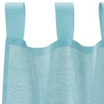 vidaXL Perdele Voile cu Bucle 2 buc Turcoaz 140x245 cm vidaXL Perdele Voile cu Bucle 2 buc Turcoaz 140x245 cm