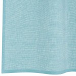 vidaXL Perdele Voile cu Bucle 2 buc Turcoaz 140x260 cm