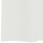 vidaXL Perdele Voile cu Bucle 2 buc Alb 140x175 cm