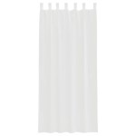 vidaXL Perdele Voile cu Bucle 2 buc Alb 140x225 cm