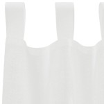 vidaXL Perdele Voile cu Bucle 2 buc Alb 140x260 cm vidaXL Perdele Voile cu Bucle 2 buc Alb 140x260 cm