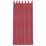 vidaXL Perdele Voile cu Bucle 2 buc Roșu Vin 140x245 cm vidaXL Perdele Voile cu Bucle 2 buc Roșu Vin 140x245 cm