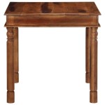 vidaXL Masă de bucătărie,80x80x77 cm, lemn masiv de acacia