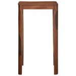 vidaXL Masa de bar 60x60x107 cm din lemn masiv de salcam