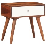 vidaXL Masă laterală, 45x30x45 cm, lemn masiv de acacia vidaXL Masă laterală, 45x30x45 cm, lemn masiv de acacia