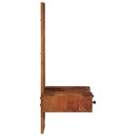 vidaXL Oglindă de perete cu sertare 60x33x90 cm lemn masiv de salcâm vidaXL Oglindă de perete cu sertare 60x33x90 cm lemn masiv de salcâm
