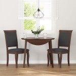 vidaXL Scaune sufragerie cu perne 2 buc. cauciuc din lemn masiv maro