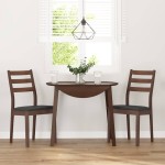 vidaXL Scaune sufragerie cu perne 2 buc. cauciuc din lemn masiv maro