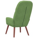 vidaXL Scaun de relaxare, verde deschis, catifea vidaXL Scaun de relaxare, verde deschis, catifea