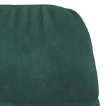 vidaXL Scaun balansoar, verde închis, catifea vidaXL Scaun balansoar, verde închis, catifea