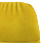 vidaXL Scaun balansoar, galben, catifea vidaXL Scaun balansoar, galben, catifea