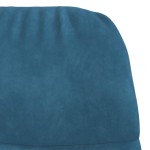 vidaXL Scaun balansoar, albastru, catifea vidaXL Scaun balansoar, albastru, catifea