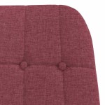 vidaXL Scaun de relaxare, roșu vin, material textil