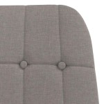 vidaXL Scaun de relaxare, gri taupe, material textil