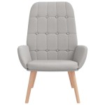 vidaXL Scaun de relaxare Cloud Grey Fabric vidaXL Scaun de relaxare Cloud Grey Fabric