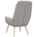 vidaXL Scaun de relaxare Cloud Grey Fabric vidaXL Scaun de relaxare Cloud Grey Fabric