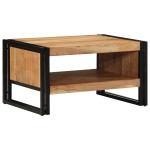 vidaXL Masuta de cafea 70x50x38 cm din lemn masiv de salcam vidaXL Masuta de cafea 70x50x38 cm din lemn masiv de salcam