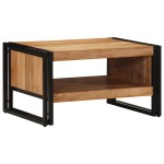 vidaXL Masuta de cafea 70x50x38 cm din lemn masiv de salcam vidaXL Masuta de cafea 70x50x38 cm din lemn masiv de salcam