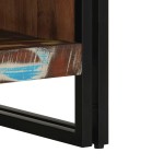 vidaXL Masuta de cafea multicolora 50x50x38 cm lemn masiv recuperat