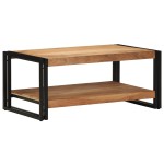 vidaXL Masuta de cafea 90x50x38 cmdin lemn masiv de salcam vidaXL Masuta de cafea 90x50x38 cmdin lemn masiv de salcam