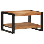 vidaXL Masuta de cafea 70x50x38 cm din lemn masiv de salcam vidaXL Masuta de cafea 70x50x38 cm din lemn masiv de salcam