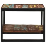 vidaXL Masuta de cafea multicolora 70x50x38 cm lemn masiv recuperat