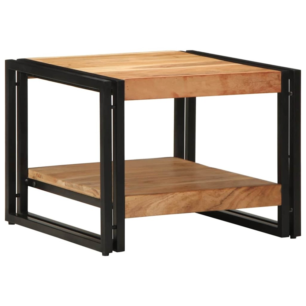 vidaXL Masuta de cafea 50x50x38 cm din lemn masiv de salcam
