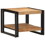 vidaXL Masuta de cafea 50x50x38 cm din lemn masiv de salcam vidaXL Masuta de cafea 50x50x38 cm din lemn masiv de salcam