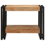 vidaXL Masuta de cafea 50x50x38 cm din lemn masiv de salcam vidaXL Masuta de cafea 50x50x38 cm din lemn masiv de salcam