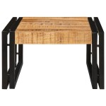 vidaXL Raft pentru baie 40 x 50 x 23 cm Lemn masiv de mango și fier