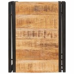 vidaXL Raft pentru baie 40 x 50 x 23 cm Lemn masiv de mango și fier