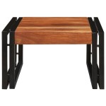 vidaXL Raft pentru baie 40 x 50 x 23 cm Lemn masiv de mango și fier