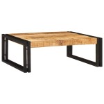 vidaXL Raft pentru baie 65 x 50 x 23 cm Lemn masiv de mango și fier