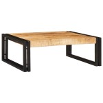 vidaXL Raft pentru baie 65 x 50 x 23 cm Lemn masiv de mango și fier