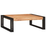 vidaXL Raft pentru baie 65 x 50 x 23 cm Lemn masiv de mango și fier