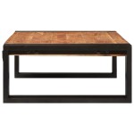 vidaXL Raft pentru baie 65 x 50 x 23 cm Lemn masiv de mango și fier